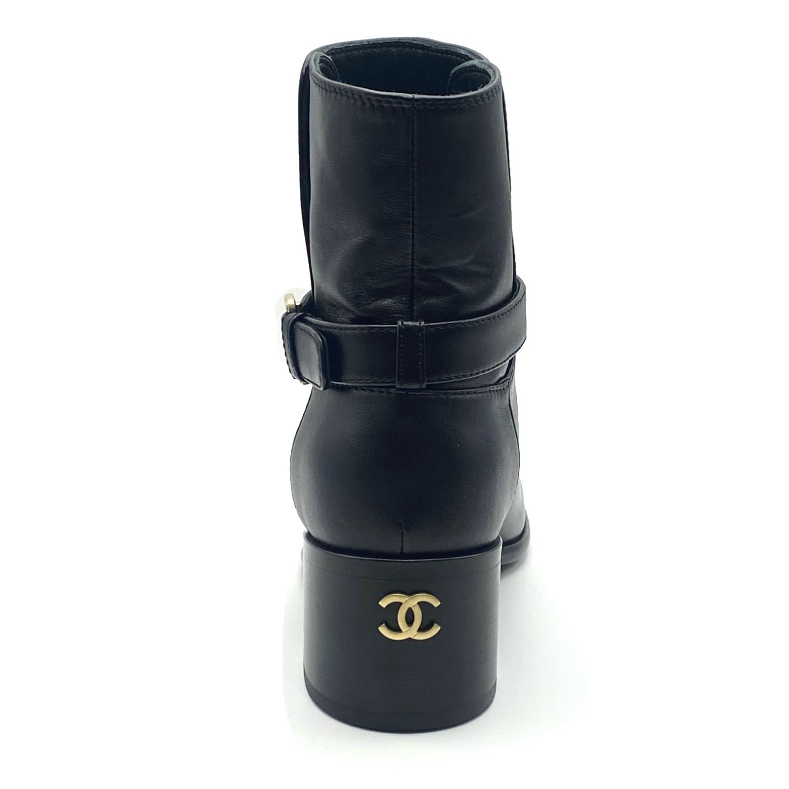 新品未使用】【極希少】CHANEL シャネル ココマーク ショートヒール 