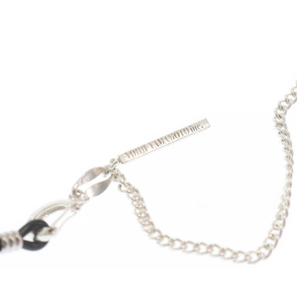 Yohji Yamamoto S'YTE サイト メタルグラスチェーン シルバー Yohji Yamamoto (ヨウジヤマモト) S'YTE サイト メタルグラスチェーン