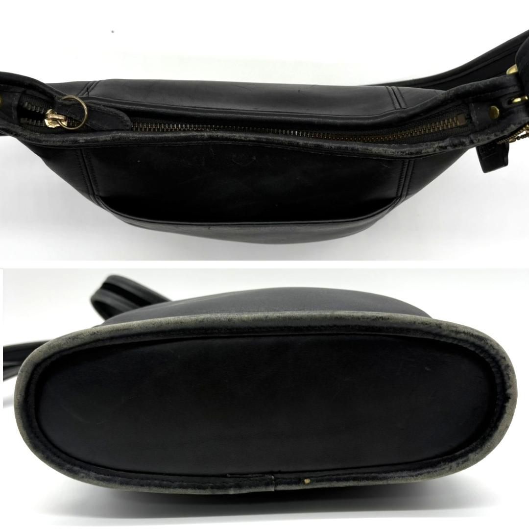 COACH コーチ オールドコーチ レザー ショルダーバッグ ブラック Y2K 00s レトロ ミニワンショルダー 本革 Vintage Leather Shoulder Bag 黒 WWW_SMP1DAWEKUDUS_SCH_ID