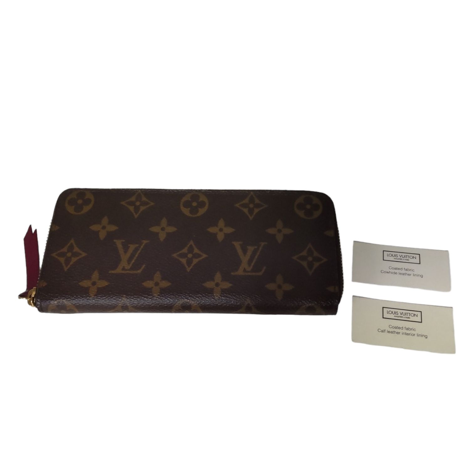 【中古品】 Louis Vuitton ルイヴィトン 長財布 モノグラム ポルトフォイユクレマンス M60742 レディース財布 本体のみ N55809RK