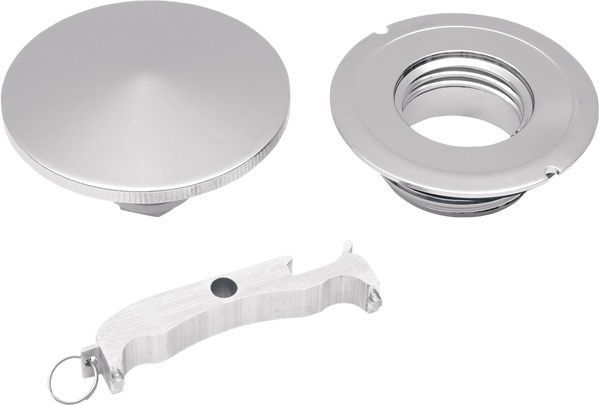 Drag Specialties CAP GAS R W/RNG 96-22 | 012029