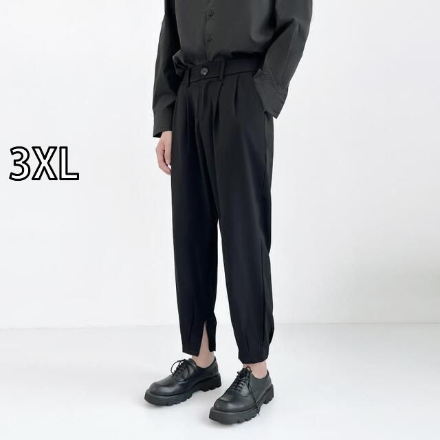 全国無料，2026 [3XL]秋冬 コーデ メンズ  服 シンプル ファッション オシャレ 大人 かっこいい 大きいサイズ ストリート 紳士服  ジッパー スーツ パンツ 薄手 フィート 九分丈 カジュアル その他