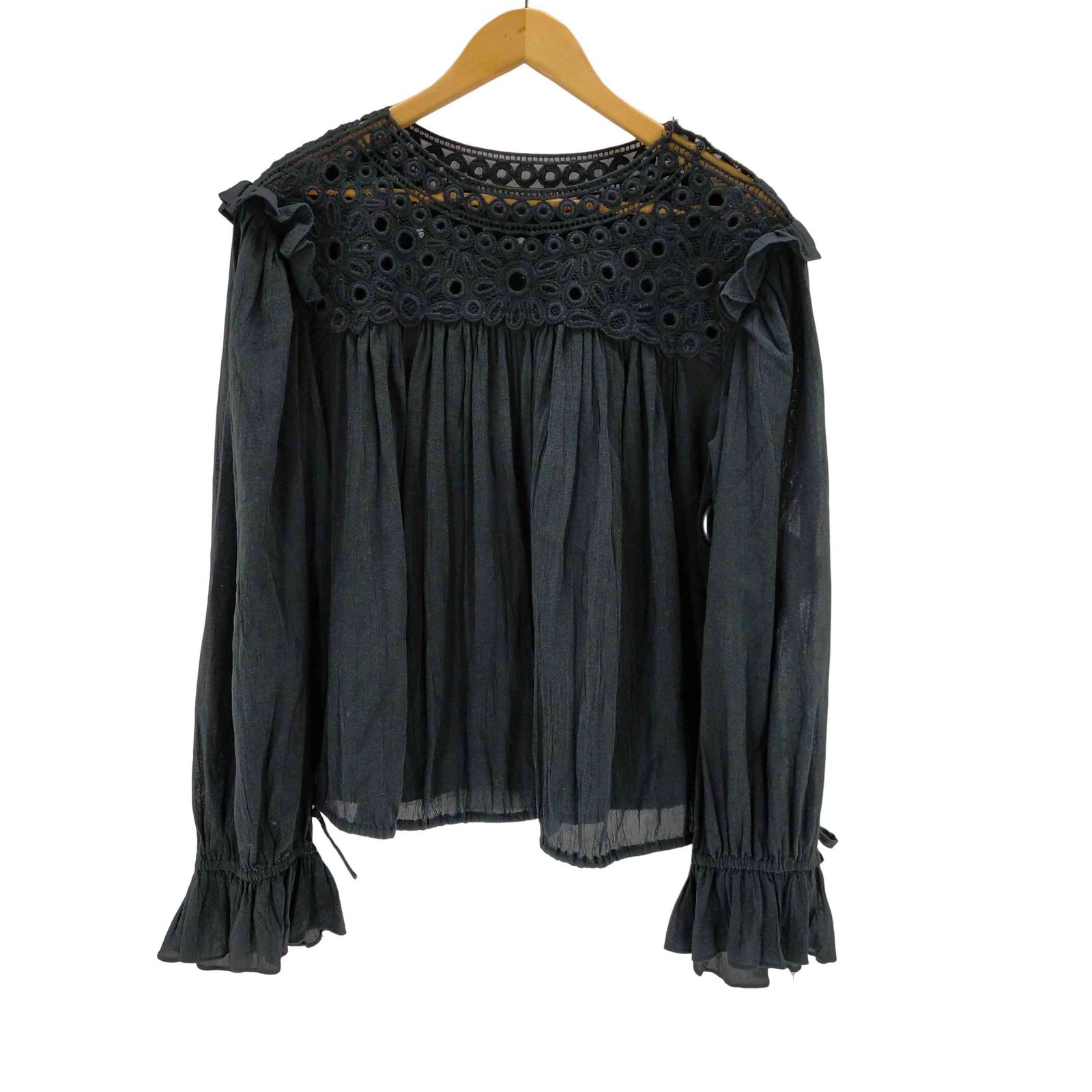 Isabel Marant - イザベルマラン フリルレースブラウス レディース 36 イザベルマラン フリルレースブラウス レディース 36（Isabel