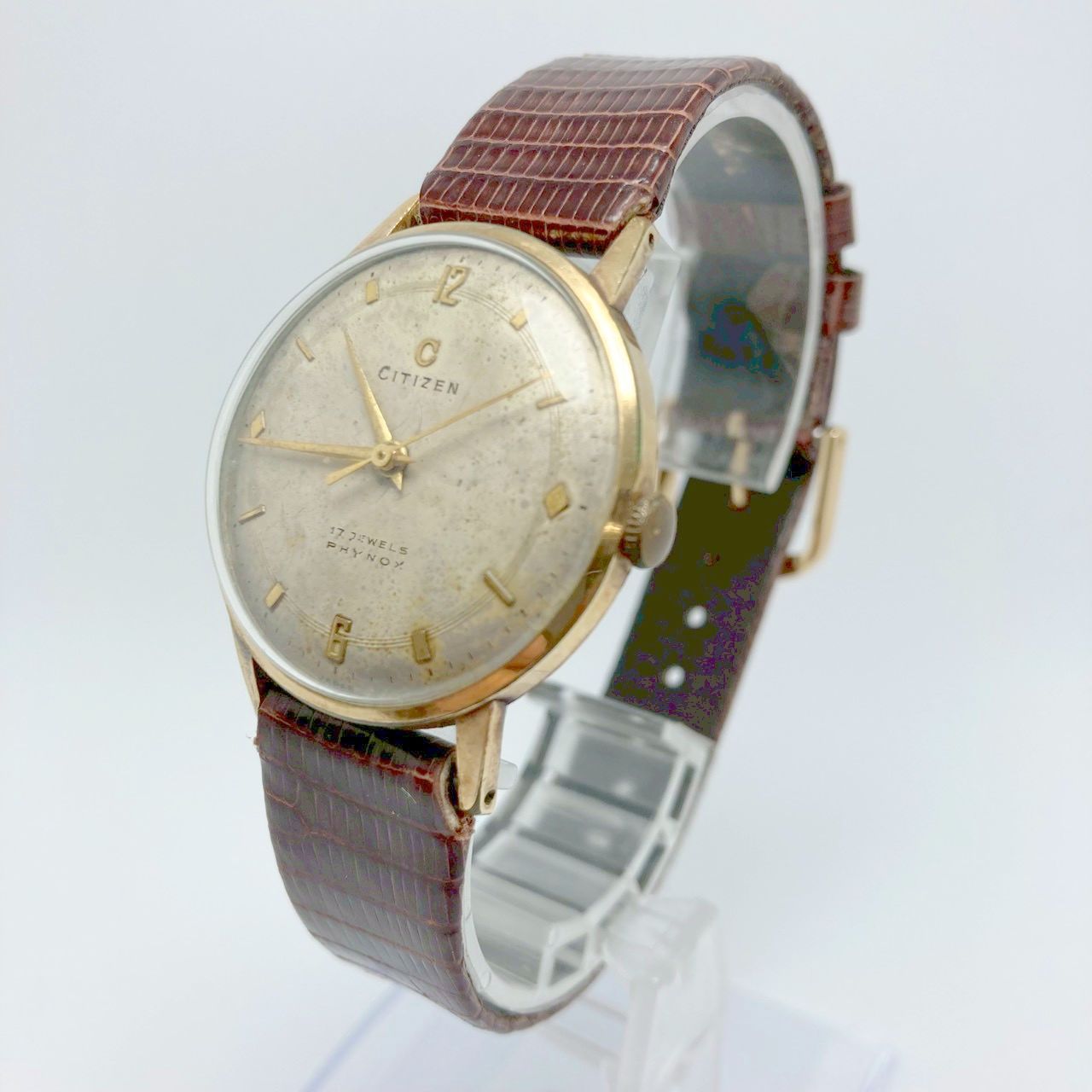 T06【14K金張り】CITIZEN PHYNOX 手巻き腕時計 ヴィンテージ - メルカリ
