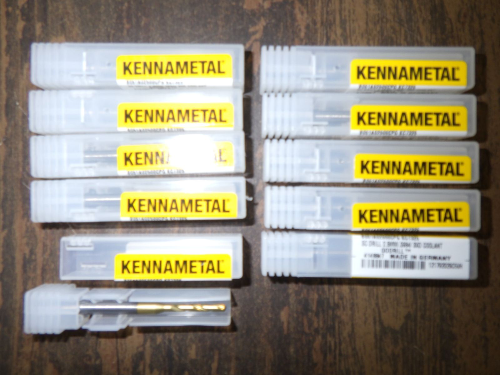 10本セット ケナメタル KENNAMETAL 超硬ドリル B051A02500CPG 2.5mm ♥品