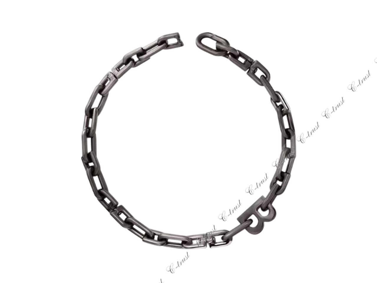 BALENCIAGA バレンシアガ ネックレス B チェーン アクセサリー