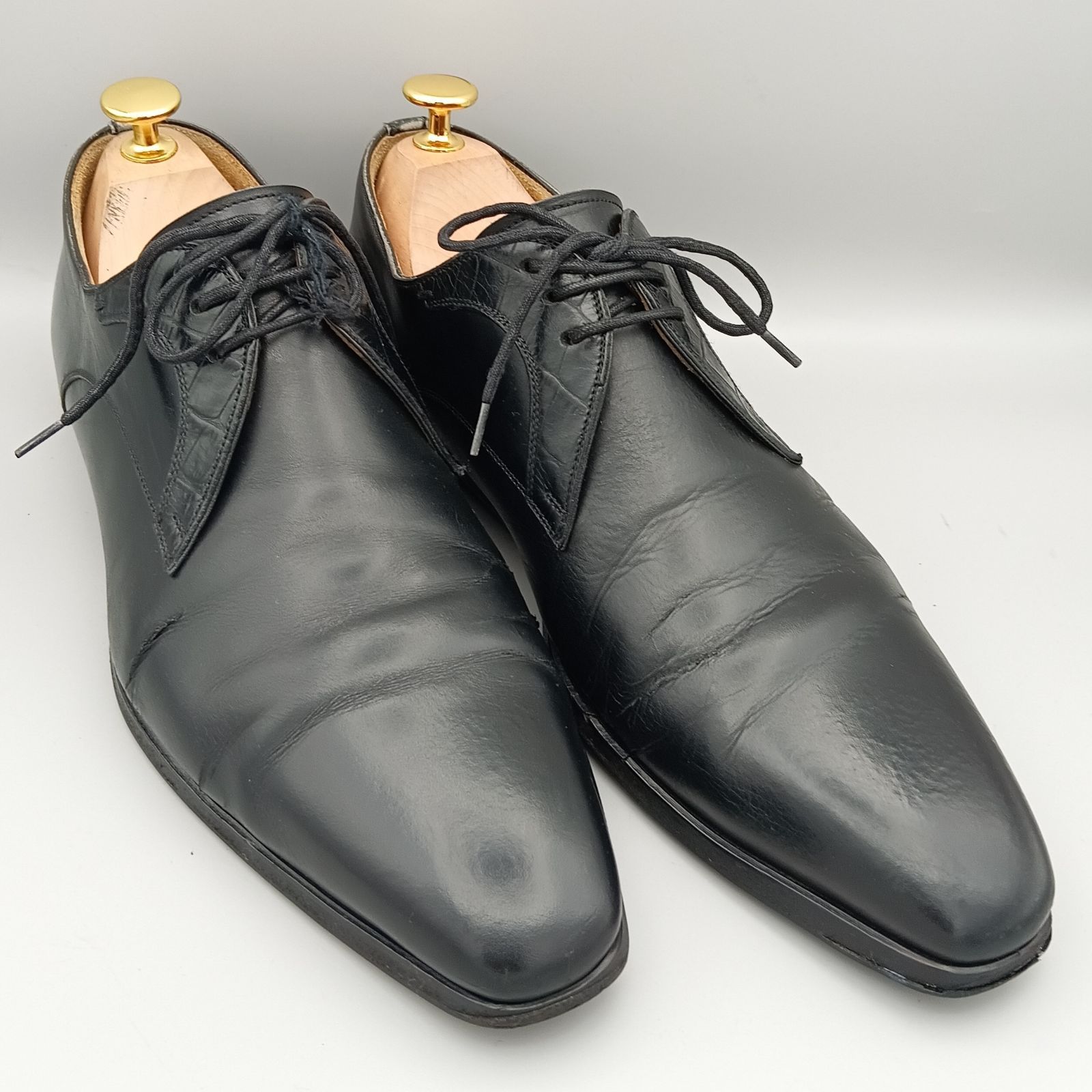 MAGNANNI マグナーニ プレーントゥ ビジネスシューズ レザー 靴 40