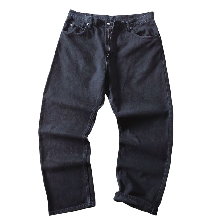00年代 Wrangler ラングラー ブラックデニムパンツ 13MWZWK メンズW38 