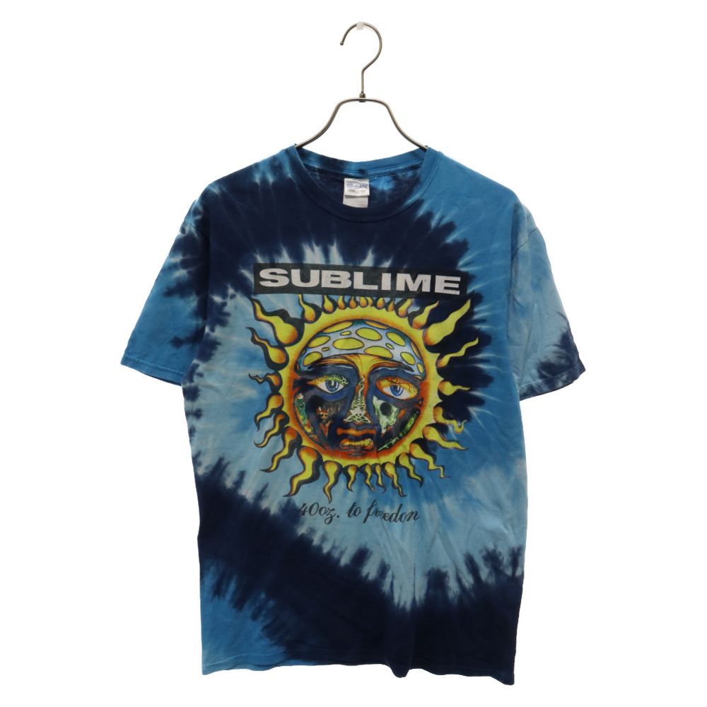 VINTAGE (ヴィンテージ) 00s SUBLIME サブライム プリント タイダイ 半袖Tシャツ カットソー ブルー