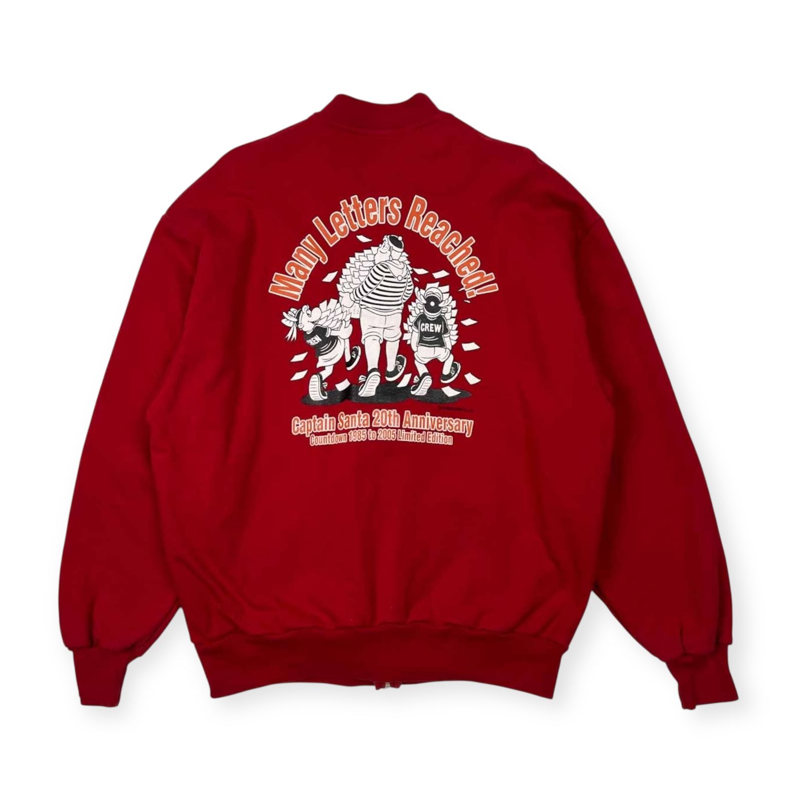 CAPTAIN SANTA キャプテンサンタ プリント ジップアップ スウェット 