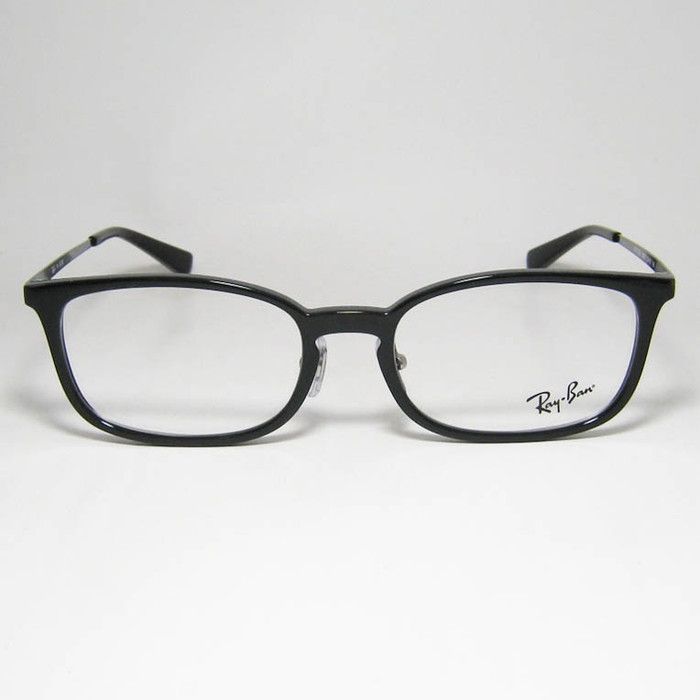 RayBan レイバン 眼鏡 メガネ フレーム サングラス RB7182D-5985-53 度付可 RX7182D-5985-53 ブラック ブラッシュドガンメタル