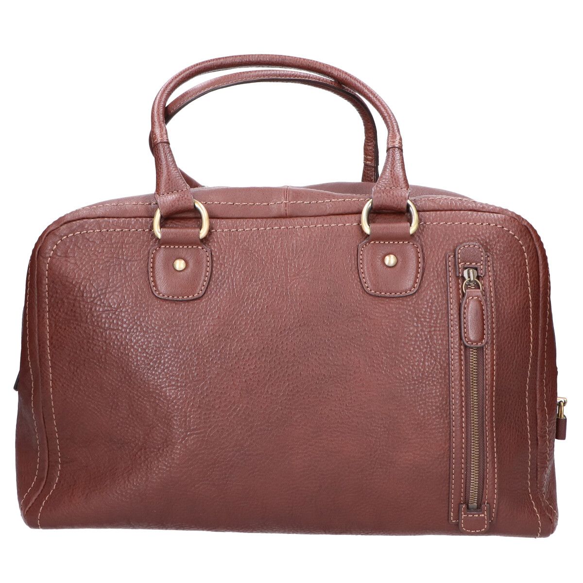 【土屋鞄製造所】トーンオイルヌメ　アンティックボストン　レザー　ブラウン 一生ものの革製ボストンバッグ「トーンオイルヌメ アンティック