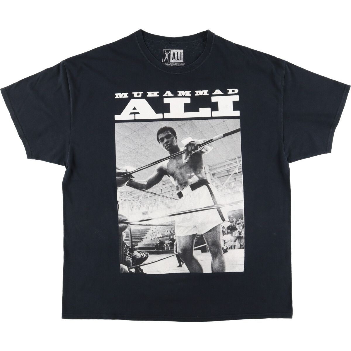 モハメド・アリ　Tシャツ 古着 MUHAMMED ALI モハメドアリ ボクシング スポーツプリントT