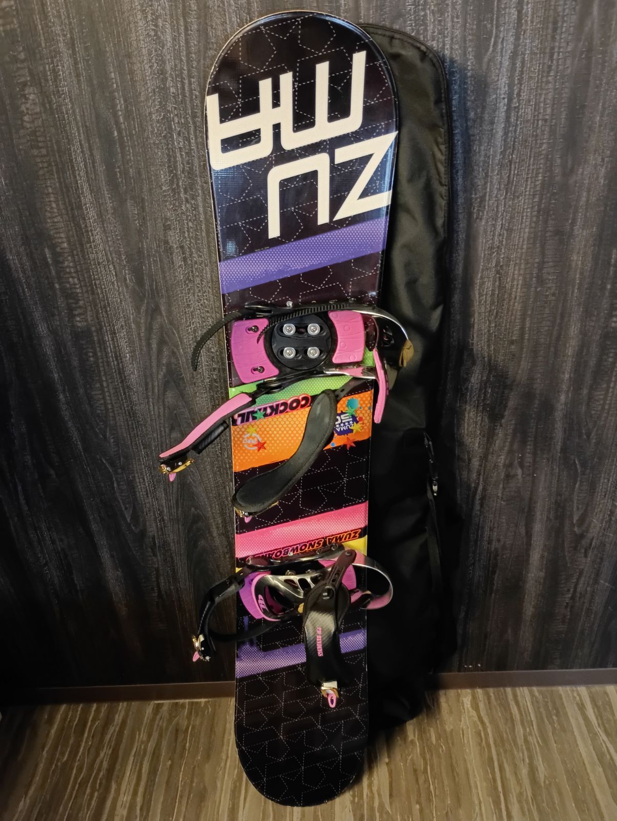K-1367 ZUMA スノーボード 148cm ビンディング ケース付き