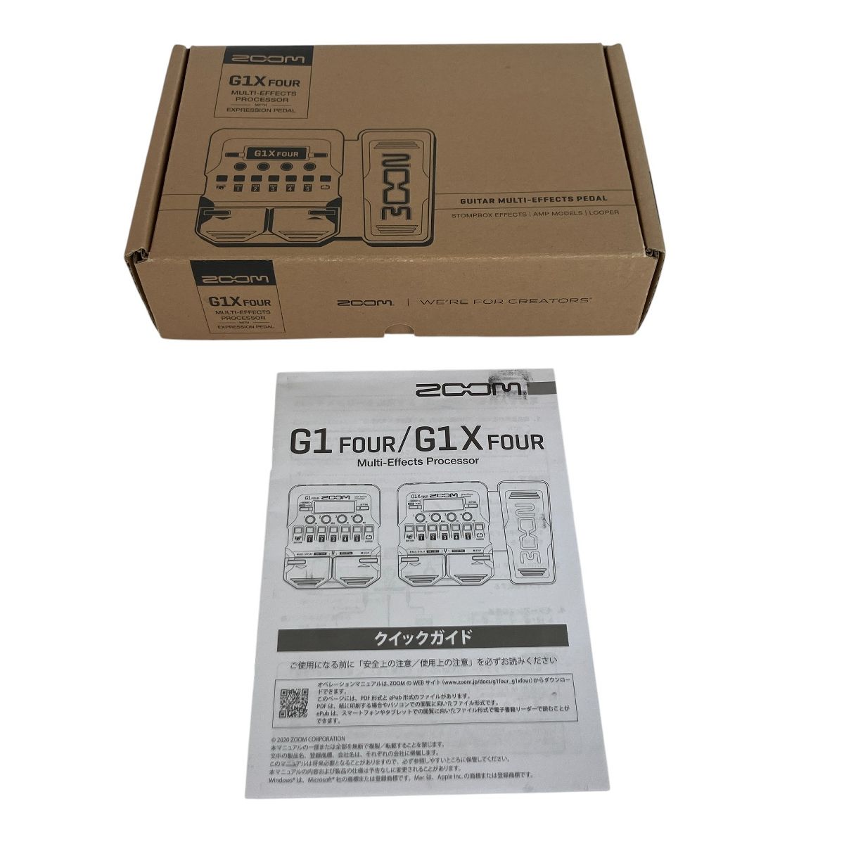 ZOOM G1X FOUR 中古 Zoom G1X FOUR Multi Effect Processor Stomp Pedal w/ AC