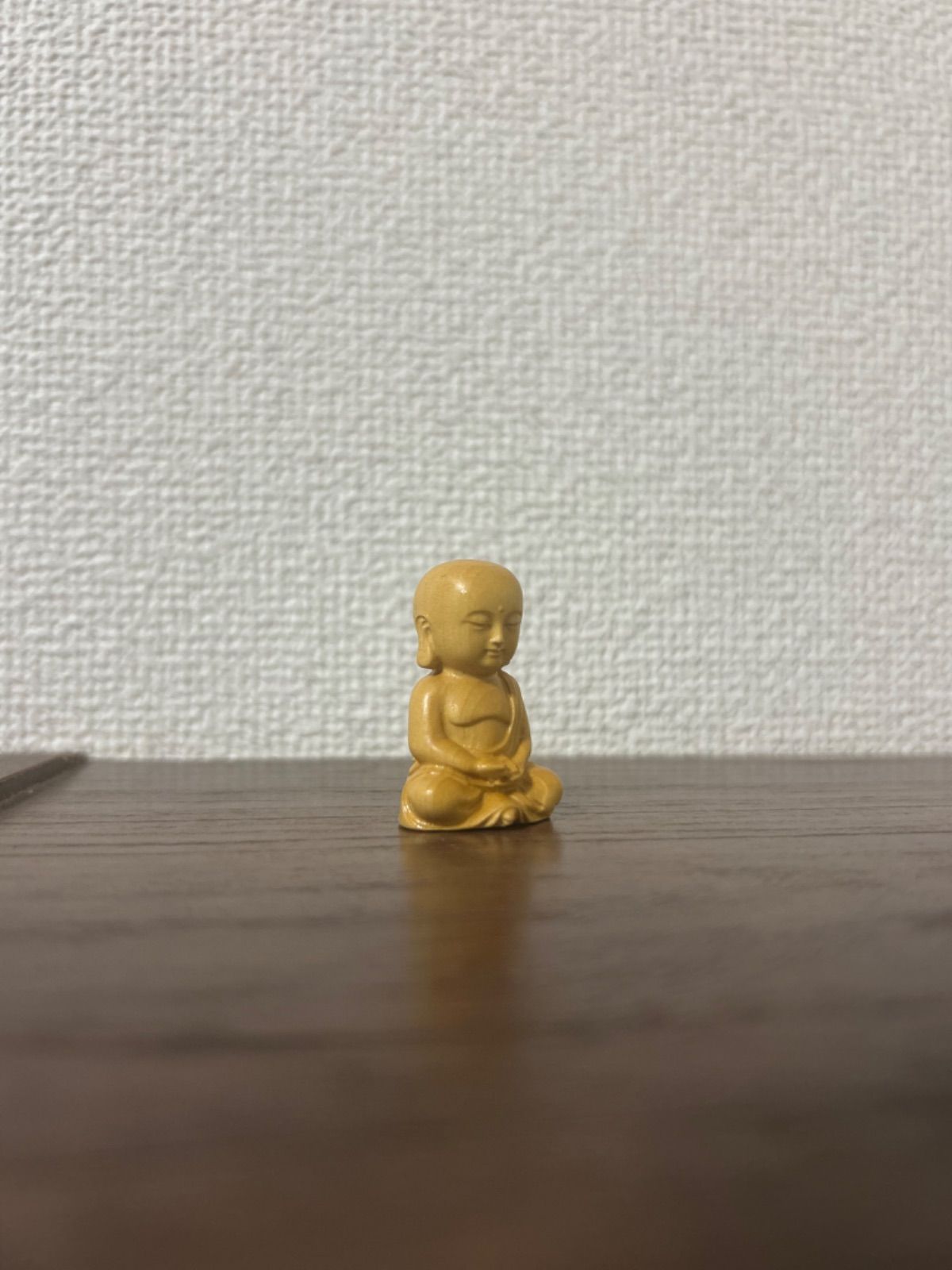 木彫りミニ可愛い地蔵菩薩 - メルカリ