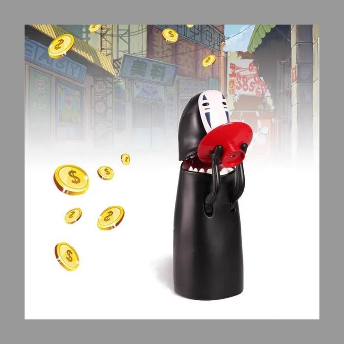 千と千尋の神隠し カオナシ ムシャムシャ貯金箱 新品 - メルカリ