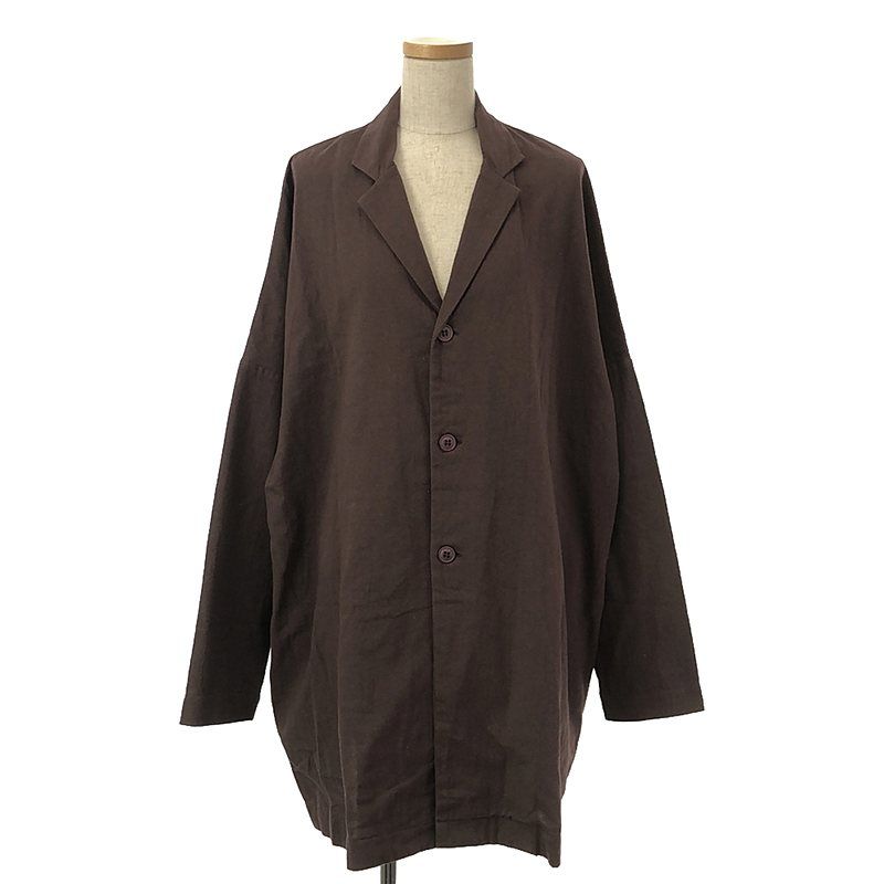 【美品】  SEEALL / シーオール | ENGINEER JACKET ショップコート ユニセックス | 44 | COFFEE | メンズ