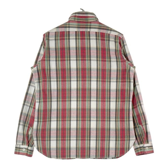 ☆WAREHOUSE ウエアハウス ネルシャツ レッド sizeM - メルカリ