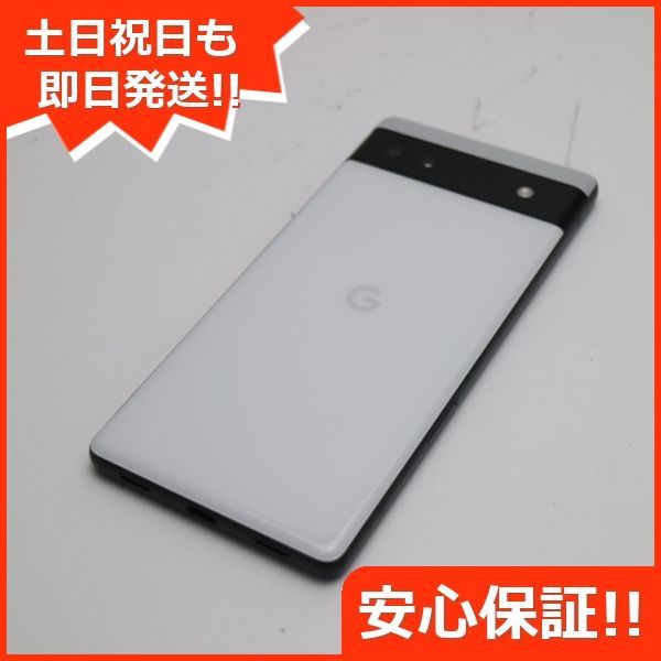 超美品 SIMフリー Google Pixel 6a チョーク スマホ 白ロム 土日祝発送 