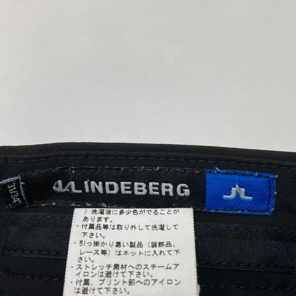 サイズ：31/34 J.LINDEBERG ジェイリンドバーグ  裏起毛 パンツ  ブラック系 [240101417539] ゴルフウェア メンズ ストスト サイズ：31/34 J.LINDEBERG ジェイリンドバーグ 裏起毛 パンツ