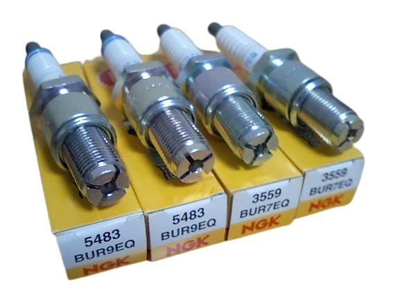 スパークプラグ RX-7 NGK FD3S用 BUR9EQ×2 BUR7EQ×2 1台分セット