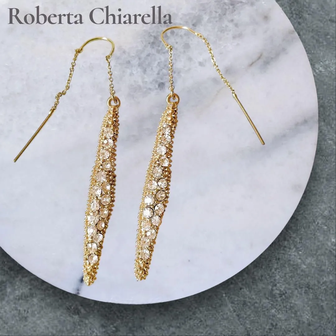 SAINT LAURENT PARIS (サンローランパリ) Chain Earring YSL