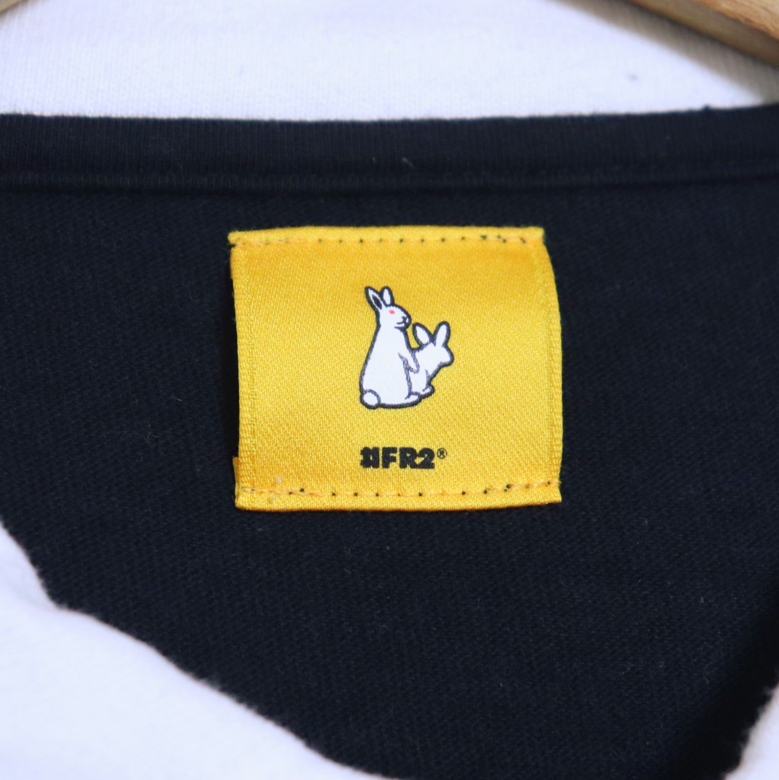 FR2 ラガーシャツ FR2 エフアールツー CHILLING デカ刺繍 ラガーシャツ Lサイズ
