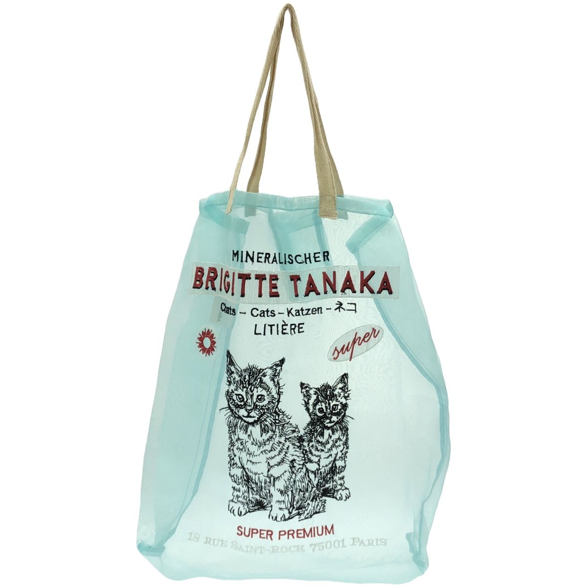 BRIGITTE TANAKA ブリジットタナカ オーガンジートートバッグ