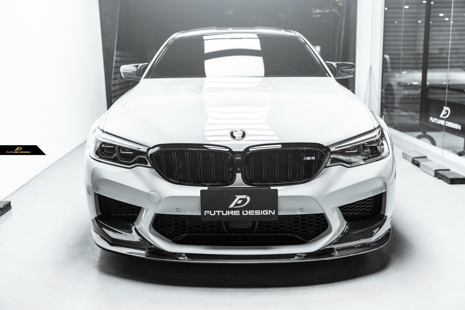 FUTURE DESIGN BMW 5シリーズ F90 M5 フロントバンパー用 リップスポイラー DryCarbon 本物ドライカーボン エアロ カスタム