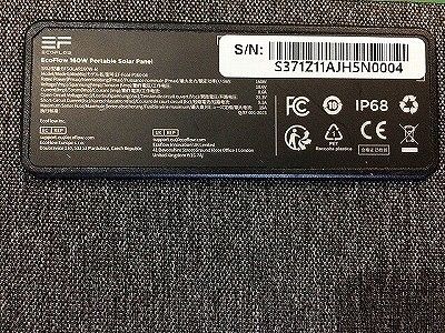 ECOFLOW エコフロー 160W ポータブルソーラーパネル SOLAR PANEL ‎EF-F -P160-04 キャンプ 災害 地震115301 SKLAD-KIRPICHA_RU