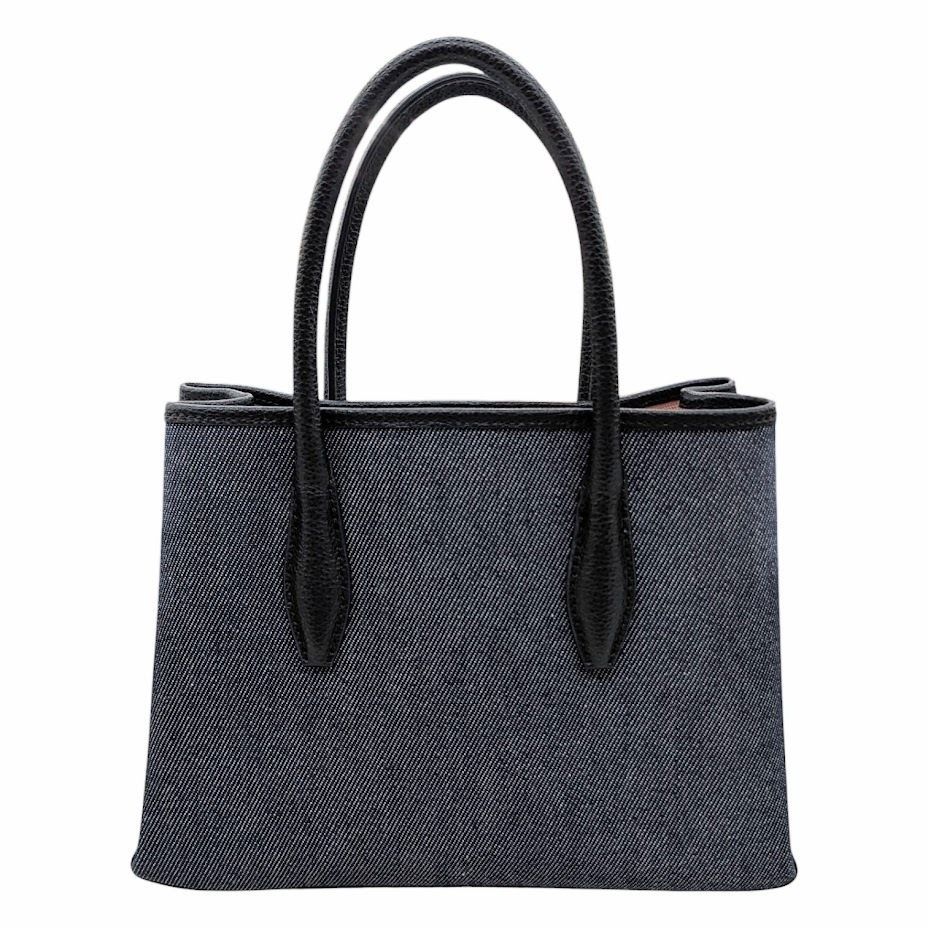 kate spade ケイトスペード small top zip satchel デニム トート 