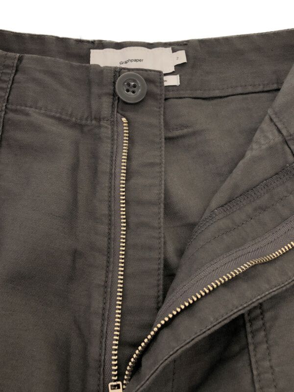 Graphpaper グラフペーパー 22SS Cotton Linen Moleskin Fatigue Pants