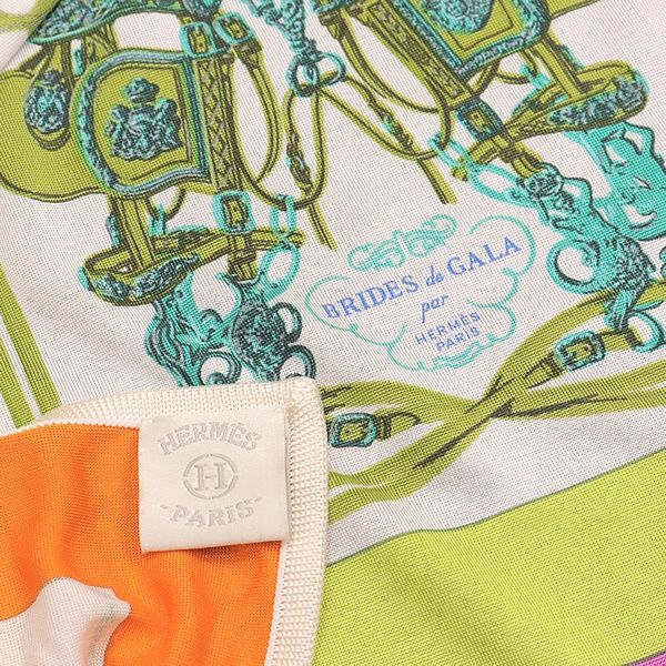HERMES】エルメス『スムーズカレ90 シルクジャージー 式典用馬勒