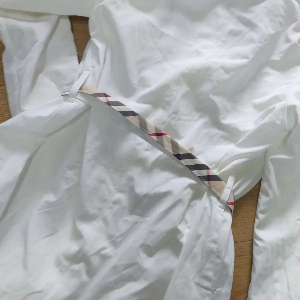 BURBERRY 白 WHO トレンチ コート