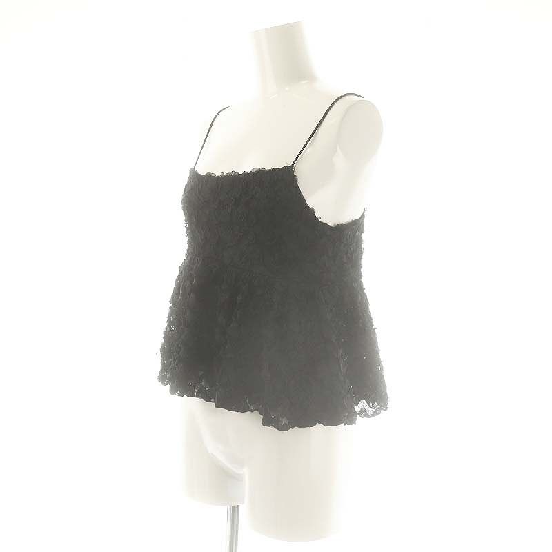 ココディール COCO DEAL 25SS 3Dラッフルチュールペプラムブラウス