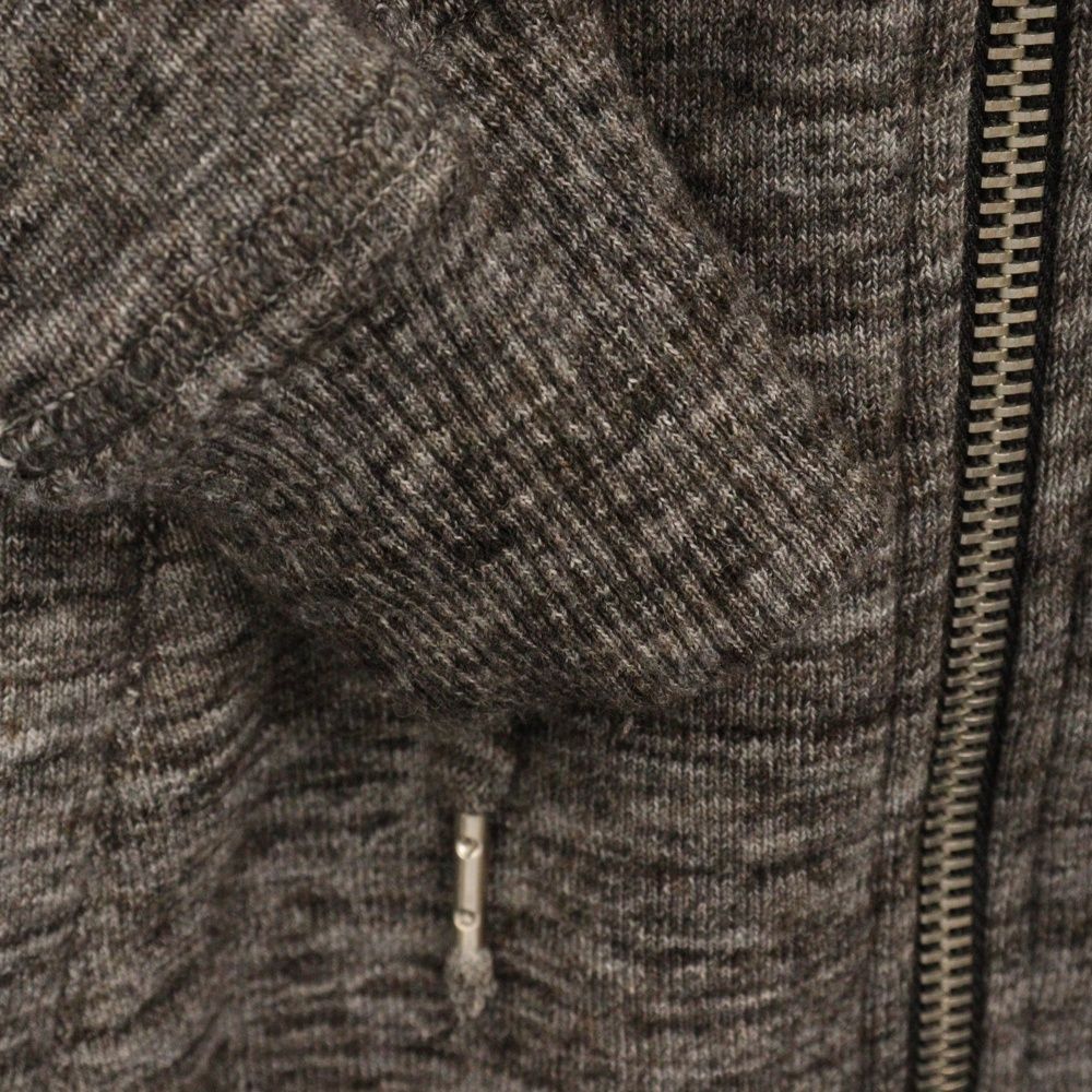 DIESEL (ディーゼル) ジップアップ ニット パーカー ブラウン - メルカリ