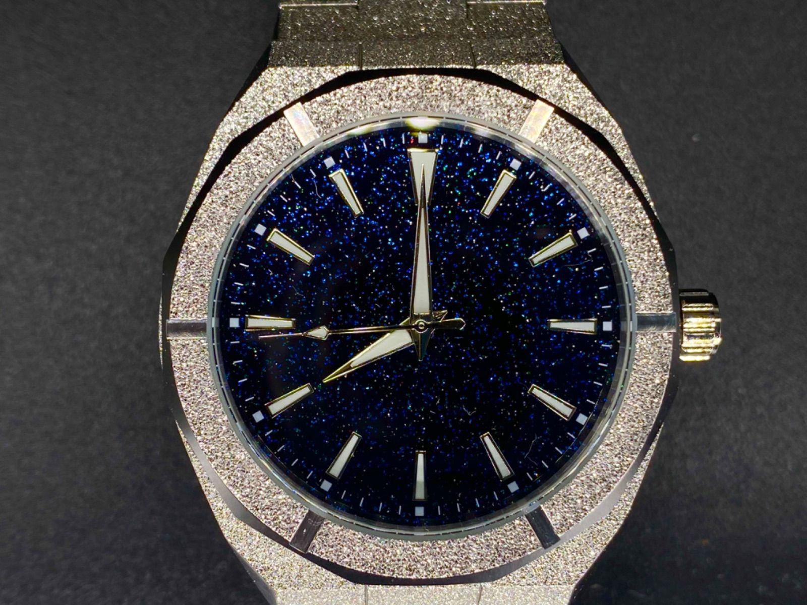 shops専用価格 ケース直径42ミリ ステンレス フロステッド クォーツ 