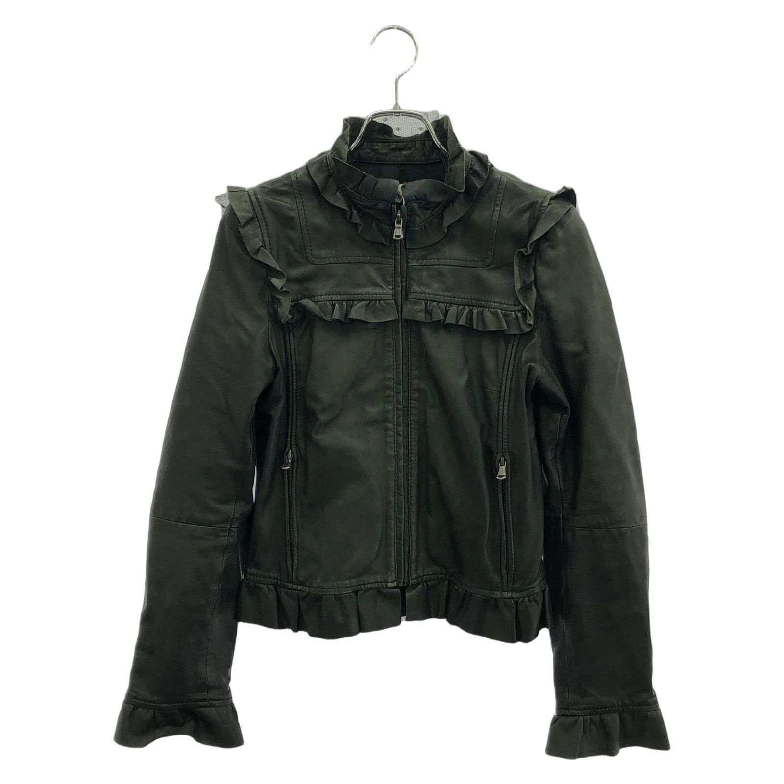 RED VALENTINO レザージャケット サイズ38 レッドヴァレンティノ RED VALENTINO 革ジャン レザー