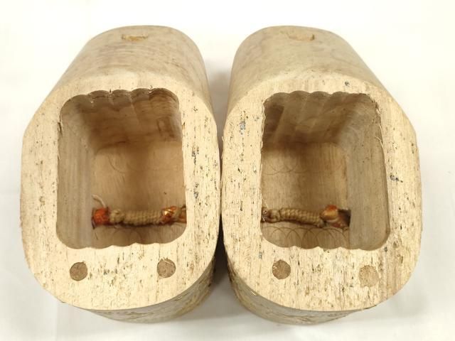  和装小物 ぽっくり下駄 こっぽり おこぼ下駄 畳表 金蒔絵 千羽鶴 白木 き kh 5 草履 下駄 キッズシューズ