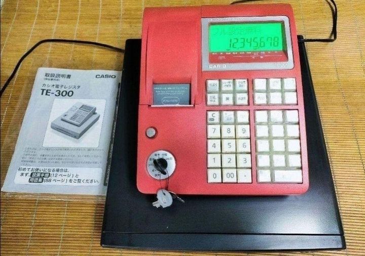 カシオレジスター　TE-300　フル設定無料　 送料無料　人気機種　778991 カシオレジスター TE-300 フル設定無料 送料無料 人気機種