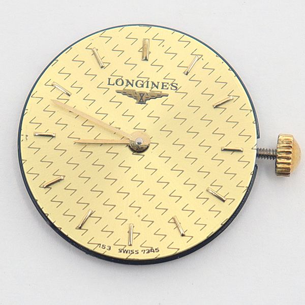 【美品可動】 ロンジン ヴィンテージ ローマン ゴールド クォーツ L153.4 ロンジン QZ ムーブメント Cal.L153.4 ゴールド文字盤 ラウンド