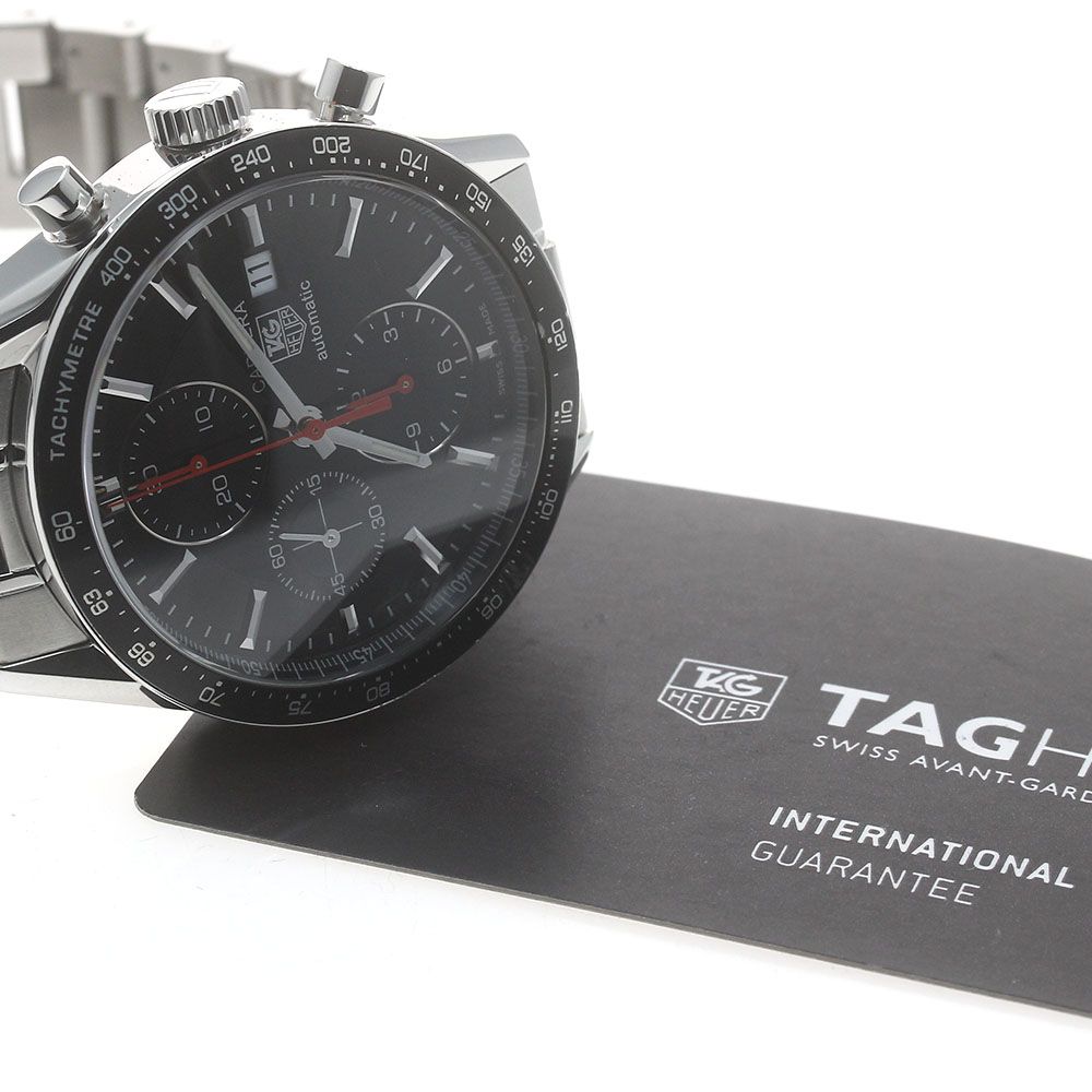 タグホイヤー カレラ クロノグラフ CV2014-3 自動巻き 【美品】 タグホイヤー TAG HEUER CV2014-3 カレラ デイト クロノグラフ 自動