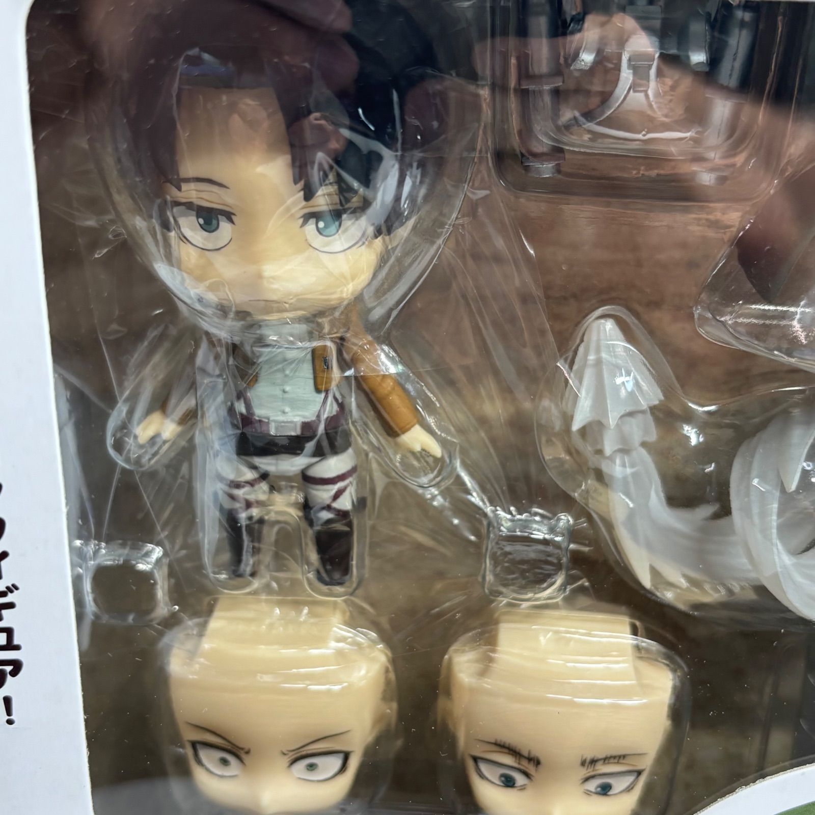 【未開封】進撃の巨人　リヴァイ　フィギュア　ねんどろいど 未開封】進撃の巨人 リヴァイ ねんどろいど - メルカリ