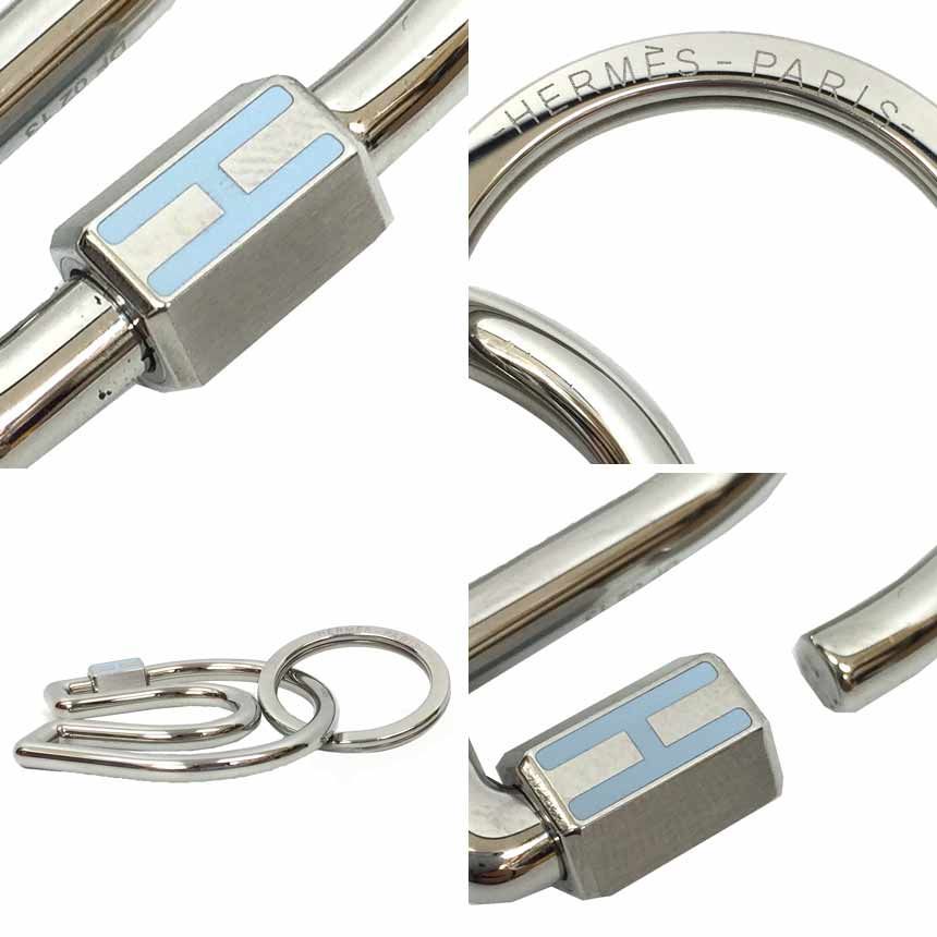 美品 HERMES エルメス キーホルダー キーリング Fer Cheval フェール