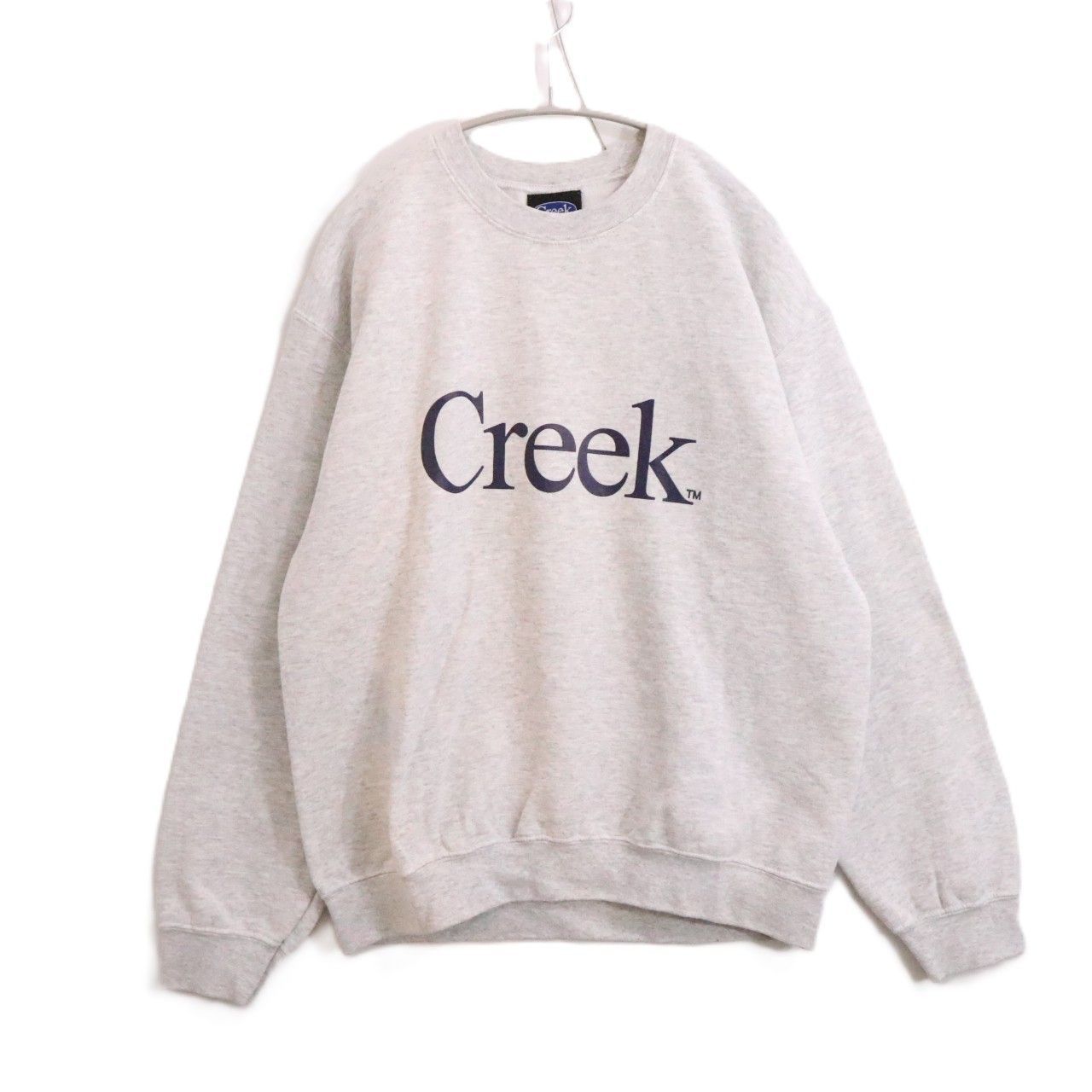 【中古A】Creek クリーク M メンズ スウェット logo sweatshirt グレー 中古A 古着 中古A】Creek クリーク M メンズ スウェット logo sweatshirt グレー