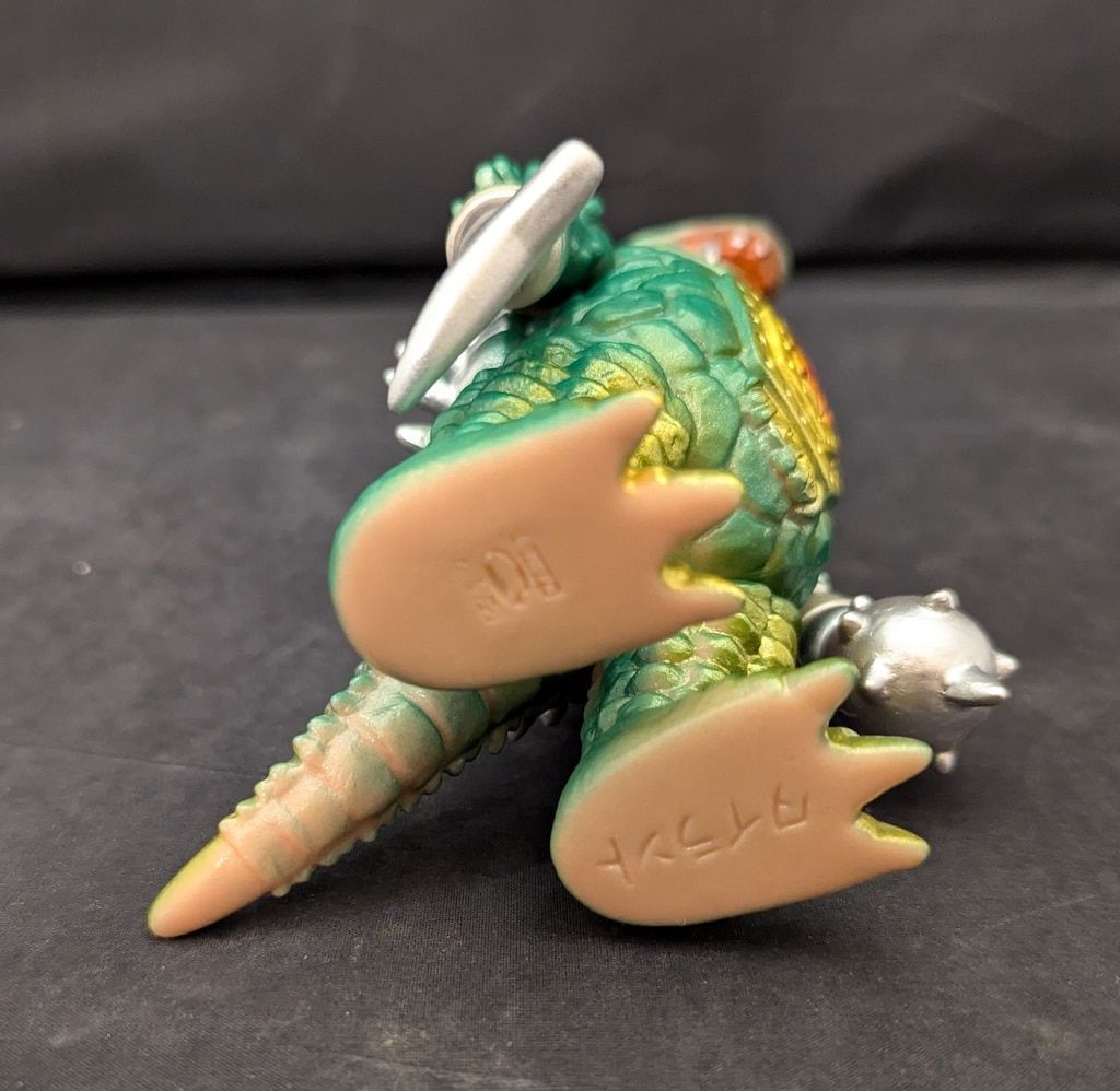 最終値下げ！　タイラント　怪獣ソフビ　グリーン　ブルマァク ブルマァク ブルマァクの怪獣シリーズ リトルタイラントグリーン BM744