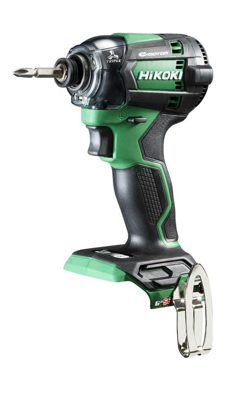 HiKOKI ハイコーキ 18V 充電式 インパクトドライバー 最大締付トルク180N m アグレッシブグリーン 蓄電池 充電器 ケース ビット別売 WH18DC NN