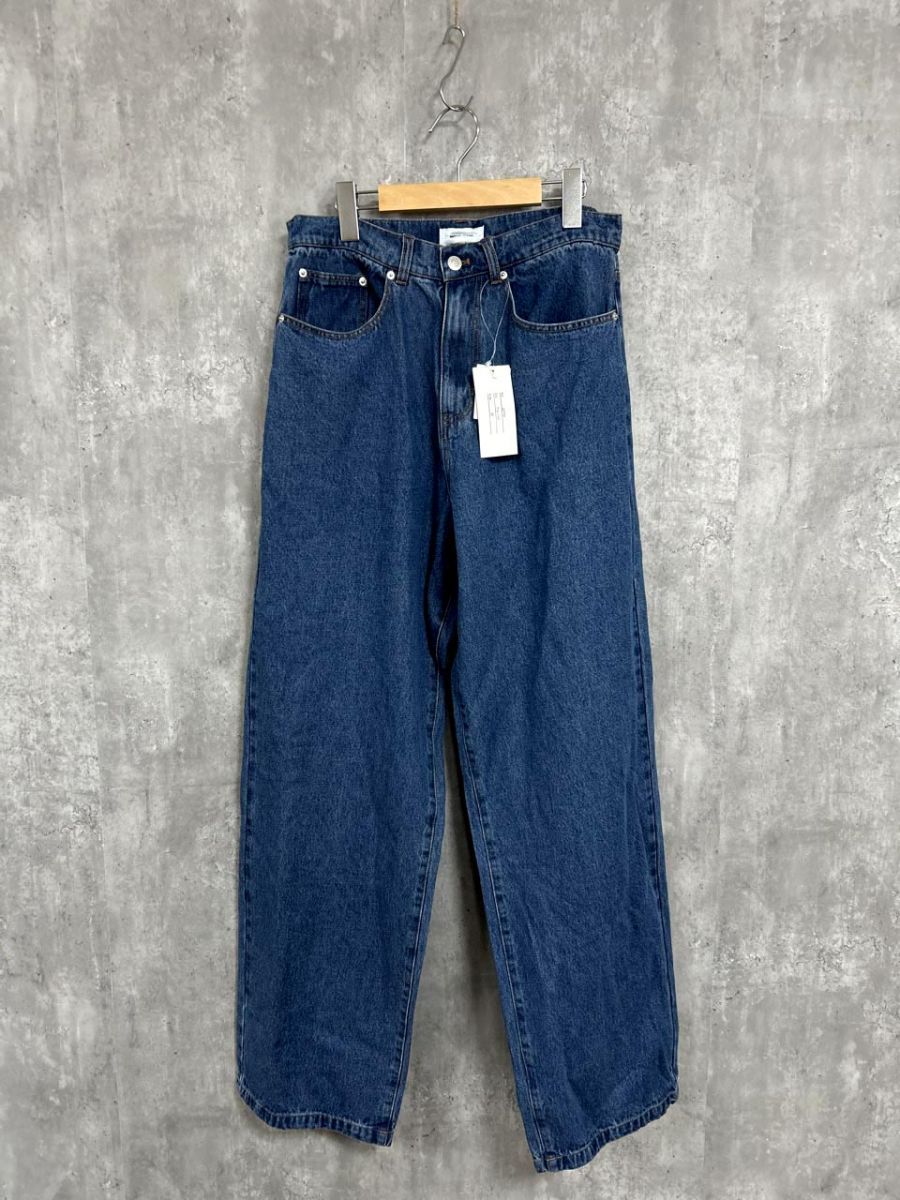 美品 MONO-MART モノマート ストレート デニムパンツ sizeM/青