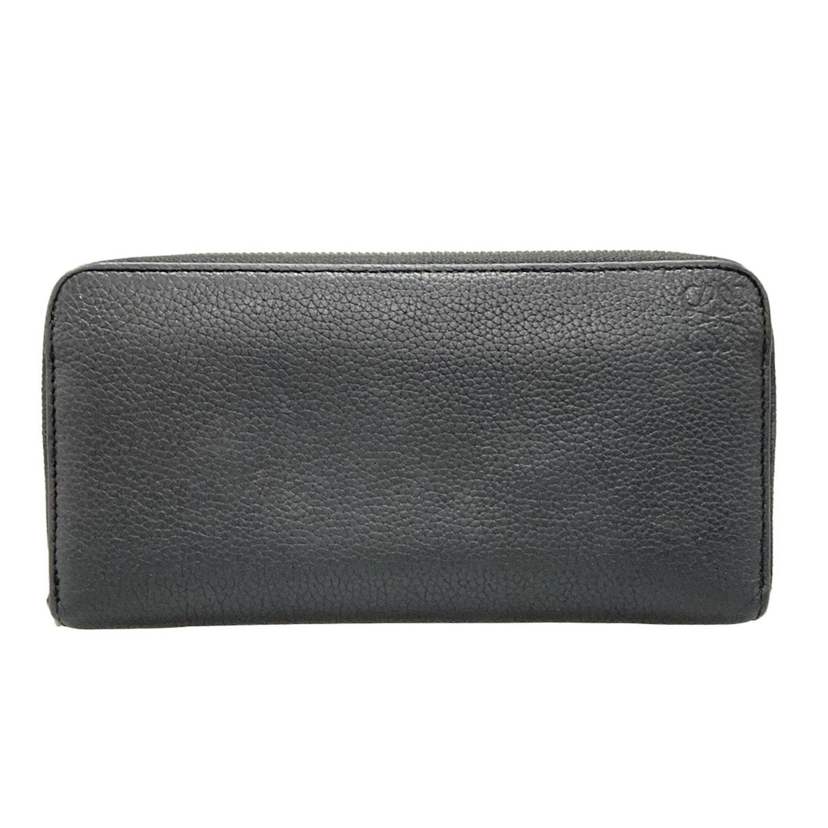 LOEWE ロエベ 長財布 - 黒 ラウンドファスナー レザー
